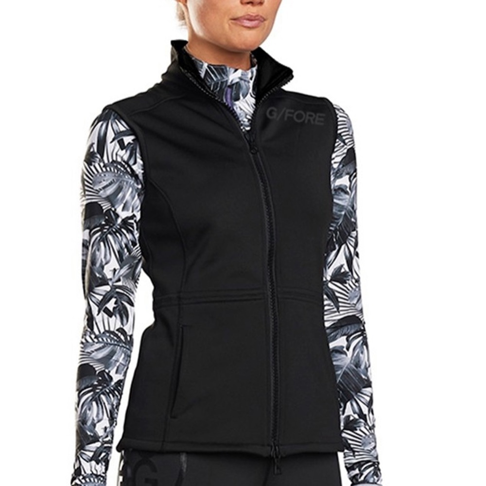 G/Fore women’s tech fleece vest black
